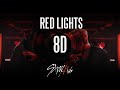 𝟴𝗗 𝗠𝗨𝗦𝗶𝗖 | 𝗟𝘆𝗿𝗶𝗰 | RED LIGHTS - STRAY KIDS (Bang Chan, Hyunjin)| Use headphones🎧