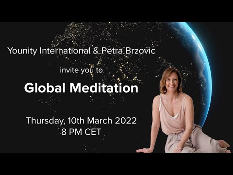 Global meditation for world peace - Petra Brzović & younity