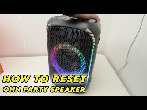 How to Reset Your Onn Party Bluetooth Speaker