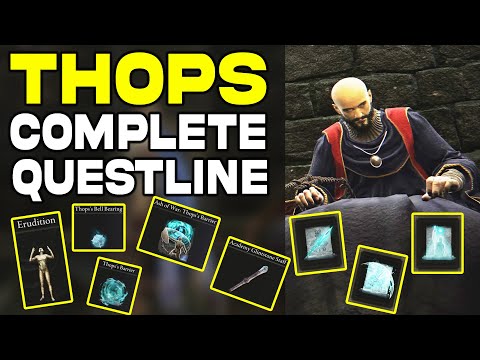Elden Ring : Thops Quest Complete Guide | Get Rare Items | Elden Ring Secrets | Side Quests Guide