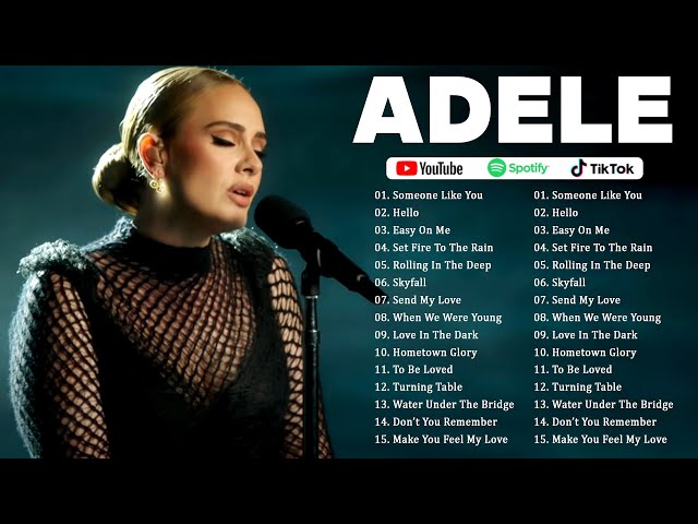 Top ADELE Songs Playlist 2025 - ADELE Greatest Hits Collection Of All Time SDDEFAULT Thumbnail