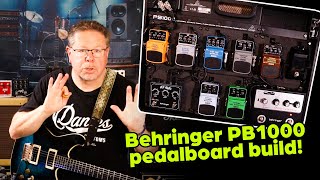 Full Behringer pedalboard with the PB1000