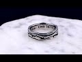 video - Tribal Wedding Band Plain