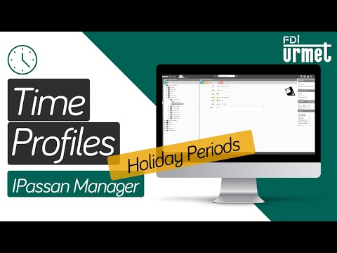 How to Add a Time Profile for Holiday Periods - IPassan Manager