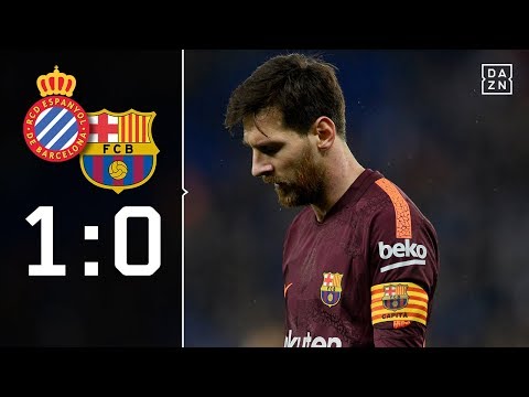 Erste Saisonniederlage für Messi & Co.: Espanyol - Barcelona 1:0 | Highlights | Copa del Rey | DAZN