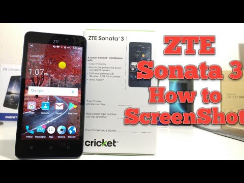 ZTE Sonata 3 How to ScreenShot