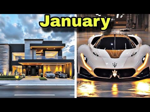 🛑Choose your birthday month and see your future luxury car and luxury house ❤
