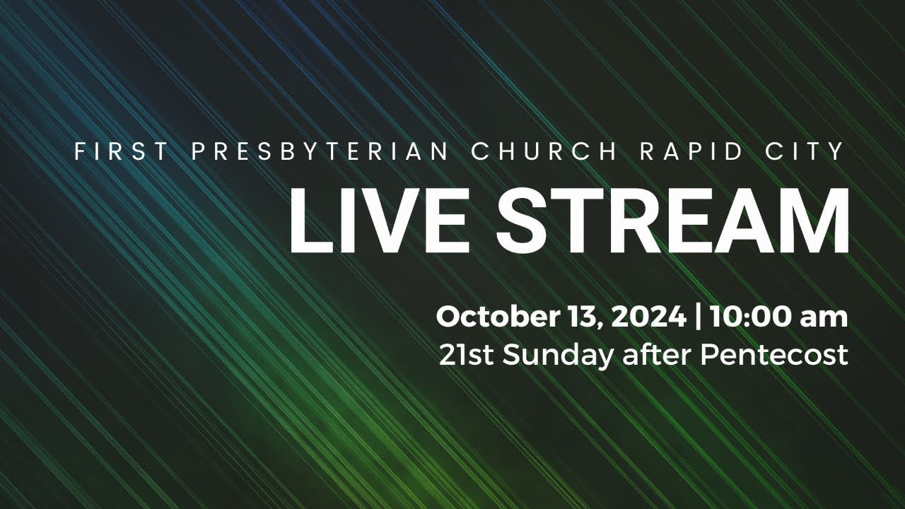 October 13, 2024 | 10:00 am | 21st Sunday after Pentecost