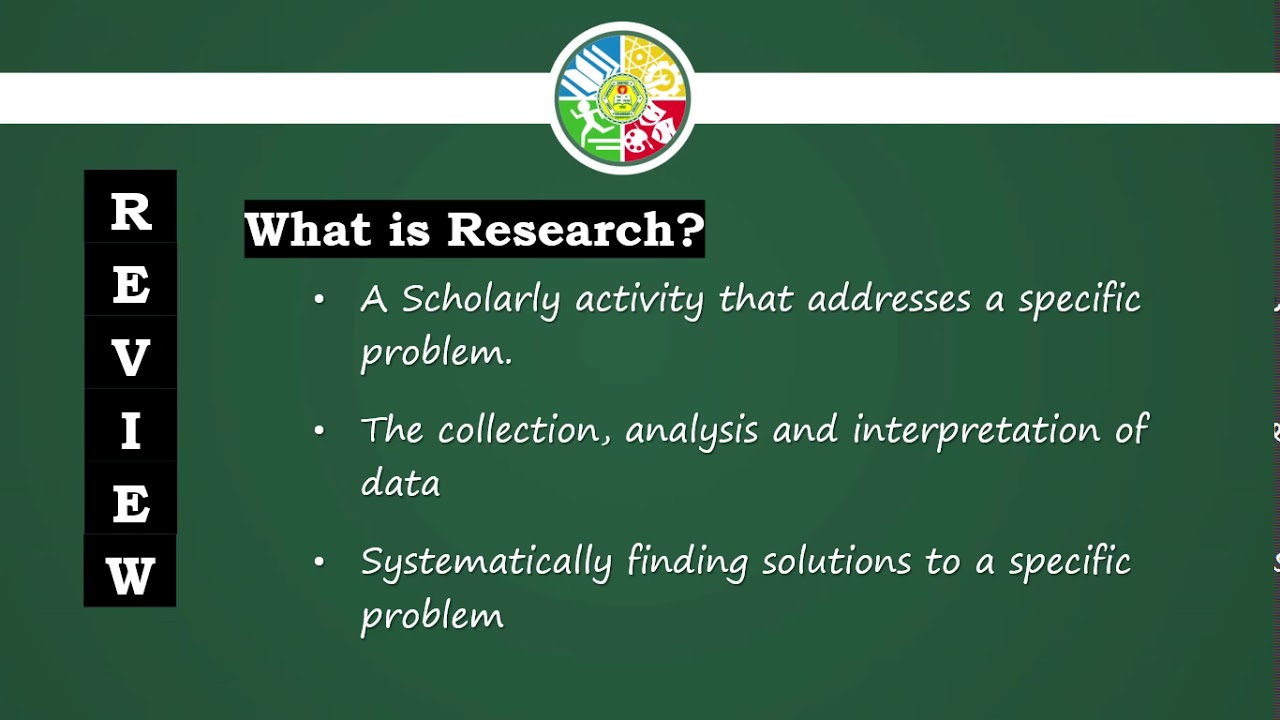 PR 1 Lesson 1: Nature of Research and Inquiry