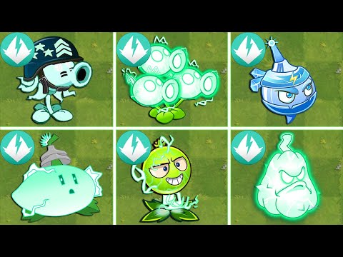 Plants vs Zombies 2 Final Boss - Every Electrics Plants Max Level Attack PvZ 2 Final Bosses Fight!