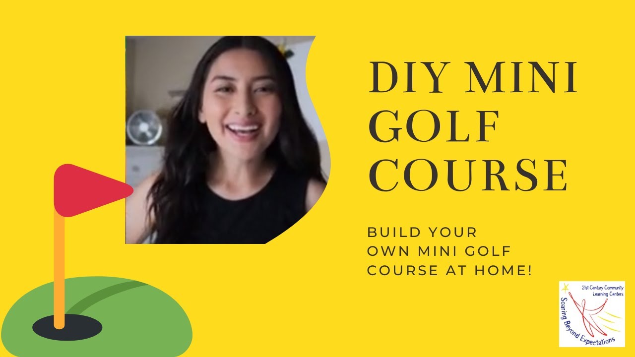 Build your own mini golf course at home!