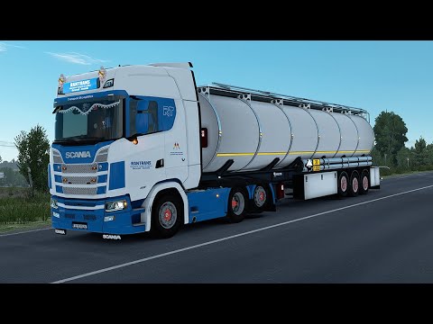 ETS2 1.42 - Euro Truck Simulator 2 - Scania Next Generation   - Bordeaux (F) to La Rochelle (F)