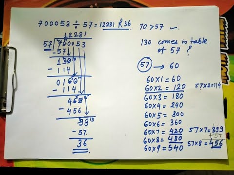 long division | long division with 2 digit divisor Video
