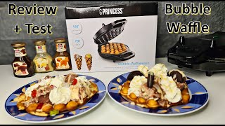 Quick Easy Dessert with PRINCESS Bubble Waffle Iron - Review + Test