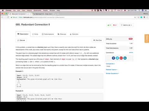 【每日一题：小Fu讲解】LeetCode 685. Redundant Connection II