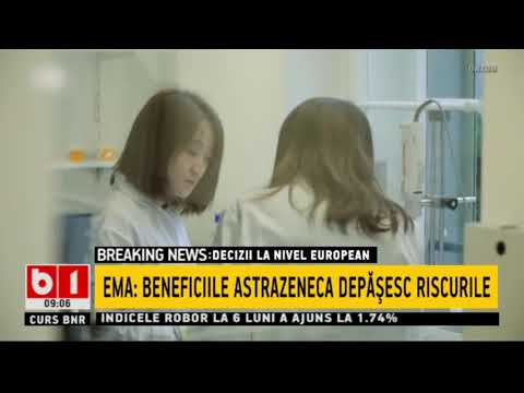 DECIZII LA NIVEL EUROPEAN - EMA: NICI O LEGATURA INTRE ASTRAZENECA SI TROMBOZE_Stiri b1_19 mart 2021