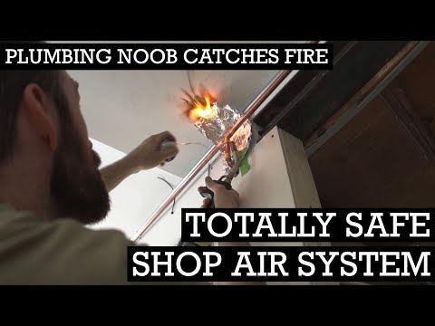Copper Compressed Air System - Full DIY