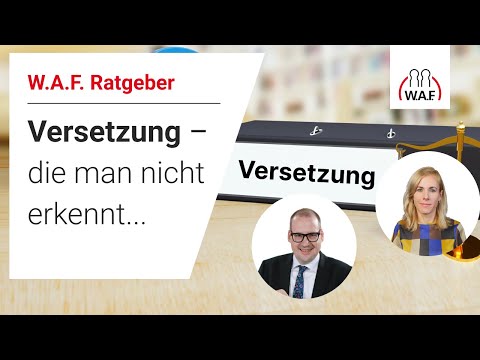 VERSETZUNGEN, die nicht als solche erkennbar sind | Betriebsrat Video