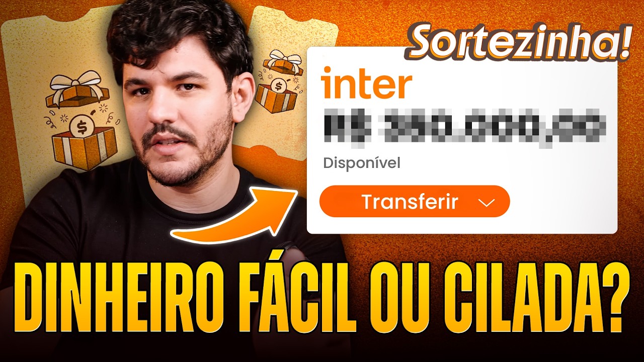 GASTEI R$ 100 NA SORTEZINHA DO BANCO INTER E GANHEI UMA BOLADA