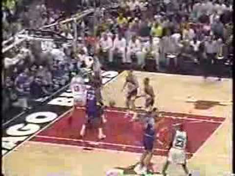 Michael Jordan game-winner: Bulls vs Jazz, 1997 Finals: Game 1