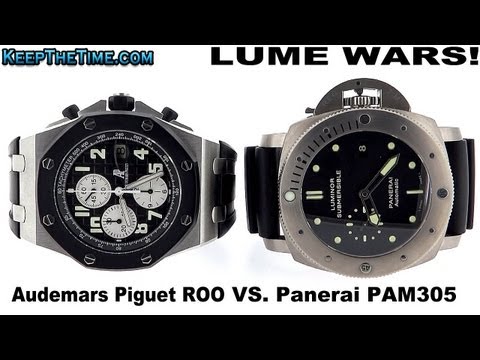 LUME WARS! #5 | AUDEMARS PIGUET ROO VS PANERAI SUBMERSIBLE