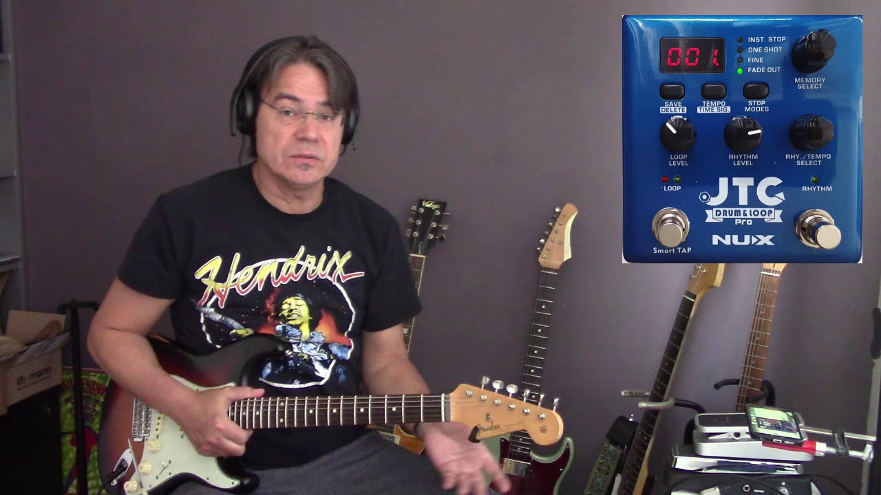 NU-X NDL-5 JTC Drum & Loop PRO Dual Switch Looper Pedal