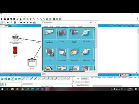 configuración elementos packet tracer IoT