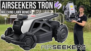 2025's Best Smart Mulching Robotic Lawn Mower! - Airseekers Tron Review & Test (Lawn Perfection)