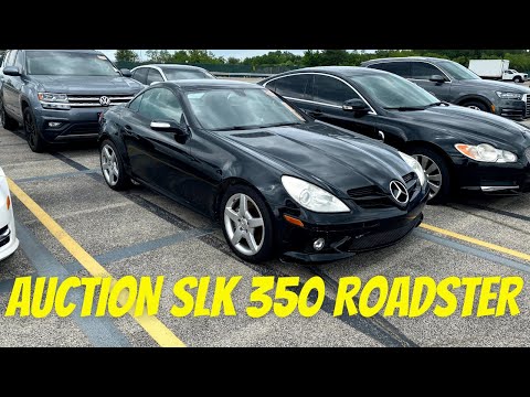 Picking Up A Mercedes SLK 350 From The Car Auction