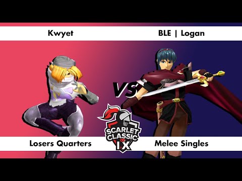 Scarlet Classic IX Melee - Kwyet (Sheik) vs Logan (Marth) - Losers Quarters