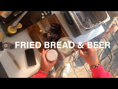 cheesy fried bread & beer. beer snacks 101 ep.2