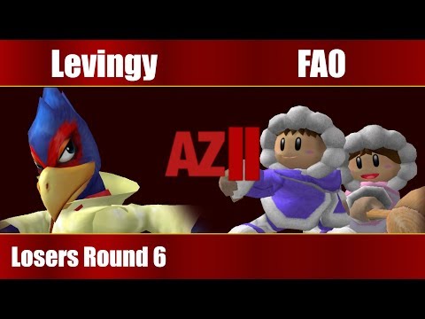 Azension II - Levingy (Falco, Marth) Vs. FA0 (IC) - Losers Round 6 - Melee Singles