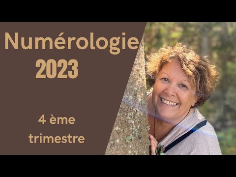 Numérologie 2023, les ambiances du 4 ème trimestre