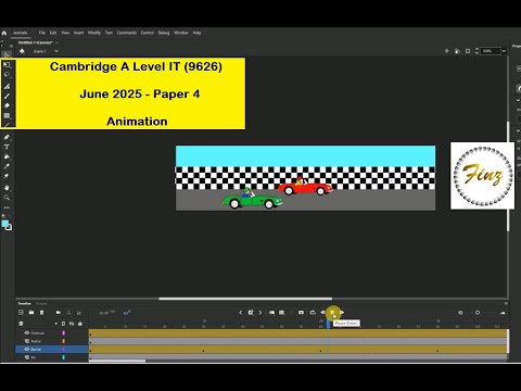 A Level IT 9626  June 2025 Paper 4 - Animation