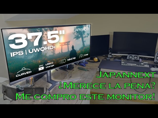 Vídeo relacionado con JapanNext Monitor Gaming 28" IPS 4K UHD (3840x2160) 144hz 1ms | HDR | Altura e inclinación Ajustable (HSP) Altavoces Integrados | Flicker-Free G-Sync/FreeSync | Garantía de 2 años | JN-280IPS144UHDR