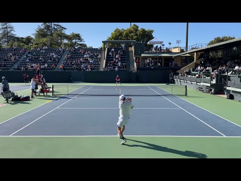 Arthur Fery (Stanford) vs. Yuta Kikuchi (Cal) 2023/4/15