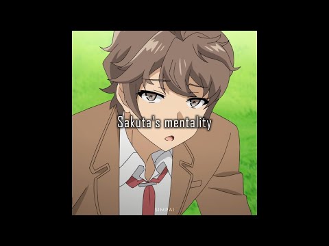 Sakuta Being the Most relatable mc 🗿 #anime #animemoments #funnymoments
