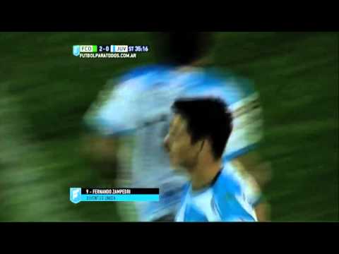 Gol de Zampedri. Ferro 2 - Juventud 1. Fecha 31. Primera B Nacional 2015. FPT.
