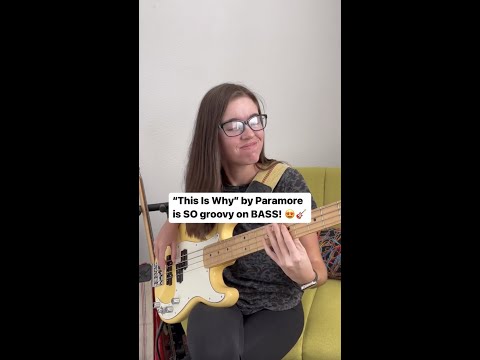 "This Is Why" by Paramore is SO groovy on BASS!✨🎸