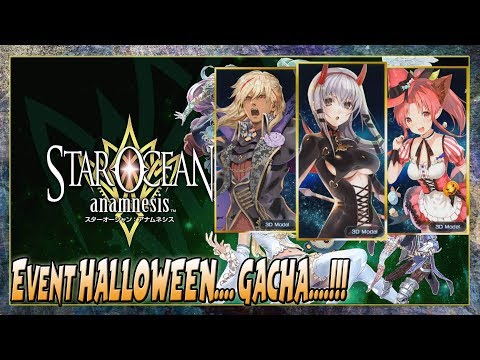23000 GEMS GACHA!! Event Halloween (New Clair, Victor, Millie) - STAR OCEAN ANAMNESIS
