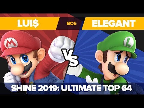 Lui$ vs Elegant - Winners' Round 1: Ultimate Singles - Shine 2019 | Mario vs Luigi