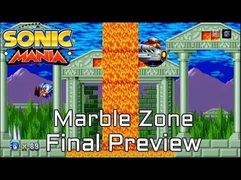 Sonic Mania Marble Zone Stage Mod Final Preview