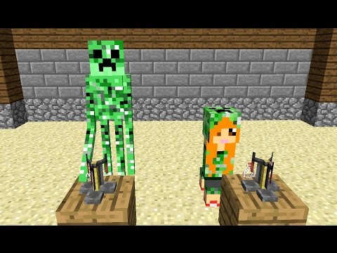 CraftedThings | Monster School - Monster School: Girls vs Boys Brewing Challenge - Minecraft Animation