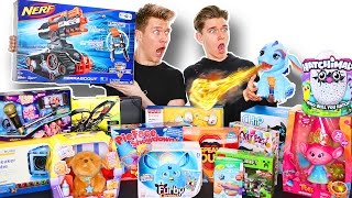 Weird Christmas Presents You NEED To Try and Get! (HATCHIMALS Giant Surprise Egg Opening, and MORE)