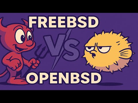 FreeBSD vs OpenBSD Short Talk About What Separates Them