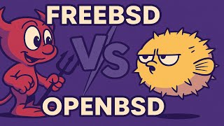FreeBSD vs OpenBSD Short Talk About What Separates Them
