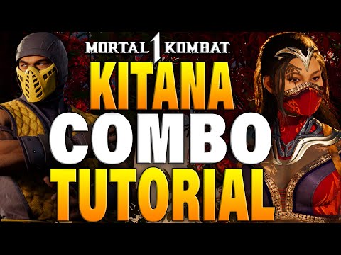 Mortal Kombat 1 Kitana Scorpion Combos - Mortal Kombat 1 Kitana Combo Tutorial Scorpion Kameo