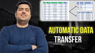 Automatic Data Transfer from Master Sheet to Other Sheets in Excel