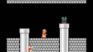 NES Classics: Super Mario Bros. World 8-4 Video Walkthrough
