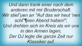 Blumentopf   Von Disco Zu Disco Lyrics 1